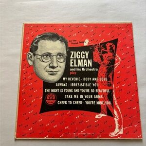 10 INCH JAZZ LP ZIGGY ELMAN on MGM 1951 Play 33 record Vintage Album